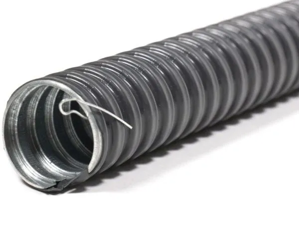 Металлорукав в ПВХ изоляции РЗ-ЦПнг-25 (50 м) с протяжкой ГОФРОМАТИК (ЗЭТАРУС)