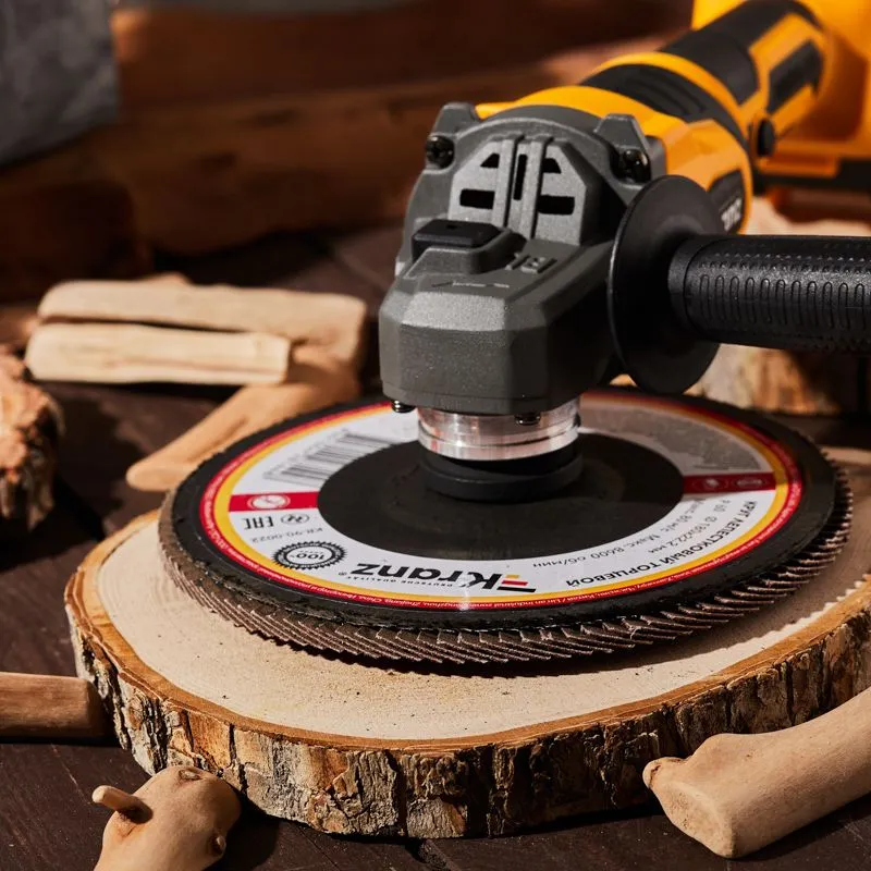 Круг лепестковый торцевой, P60, 180х22,2мм KRANZ - Фото 2