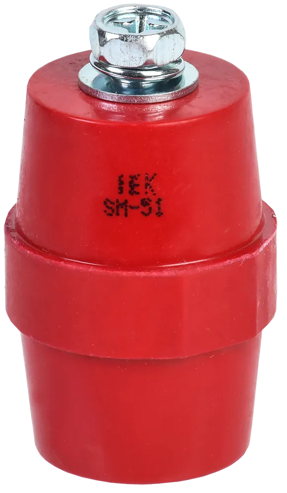 Изолятор SM51 (М8) силовой с болтом IEK