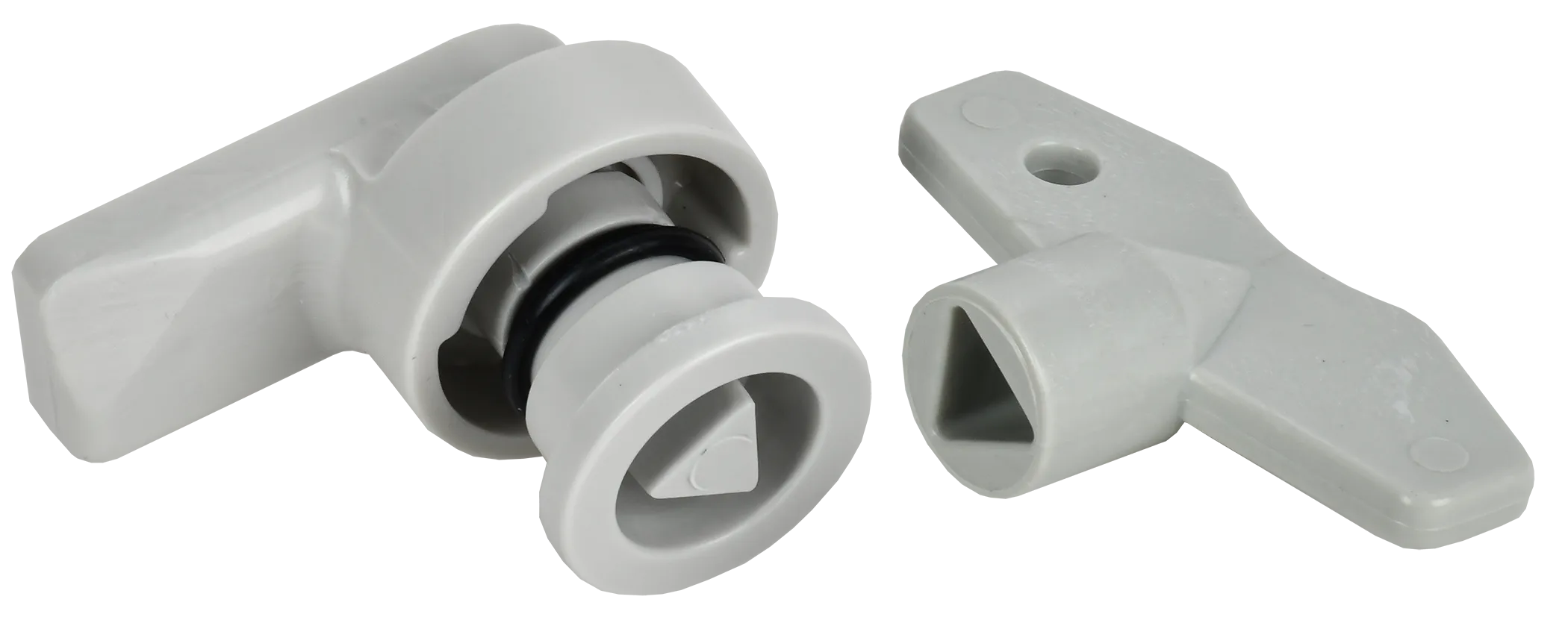 Замок для корпуса ЩМПп с ключом под треугольник IEK