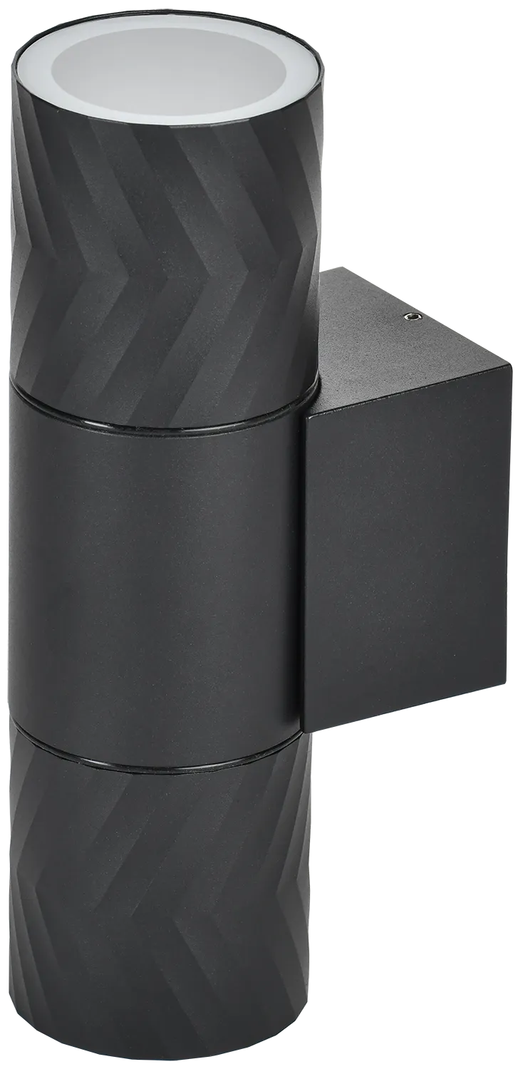 LIGHTING Светильник уличный 5108 настенный под лампу 2хGU10 IP65 черный IEK LT-UBU0-5108-GU10-2-K02