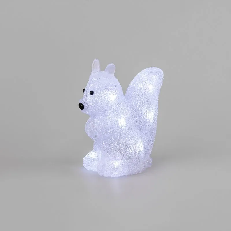 Акриловая светодиодная фигура Белка 17,5х12х18 см, 4,5 В, 3 батарейки AAA (не входят в комплект), 12 светодиодов NEON-NIGHT 513-341