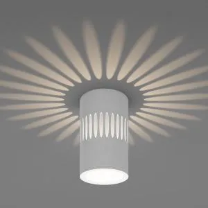 Светильник светодиодный накладной с подсветкой белый DLS026 Elektrostandard a047685