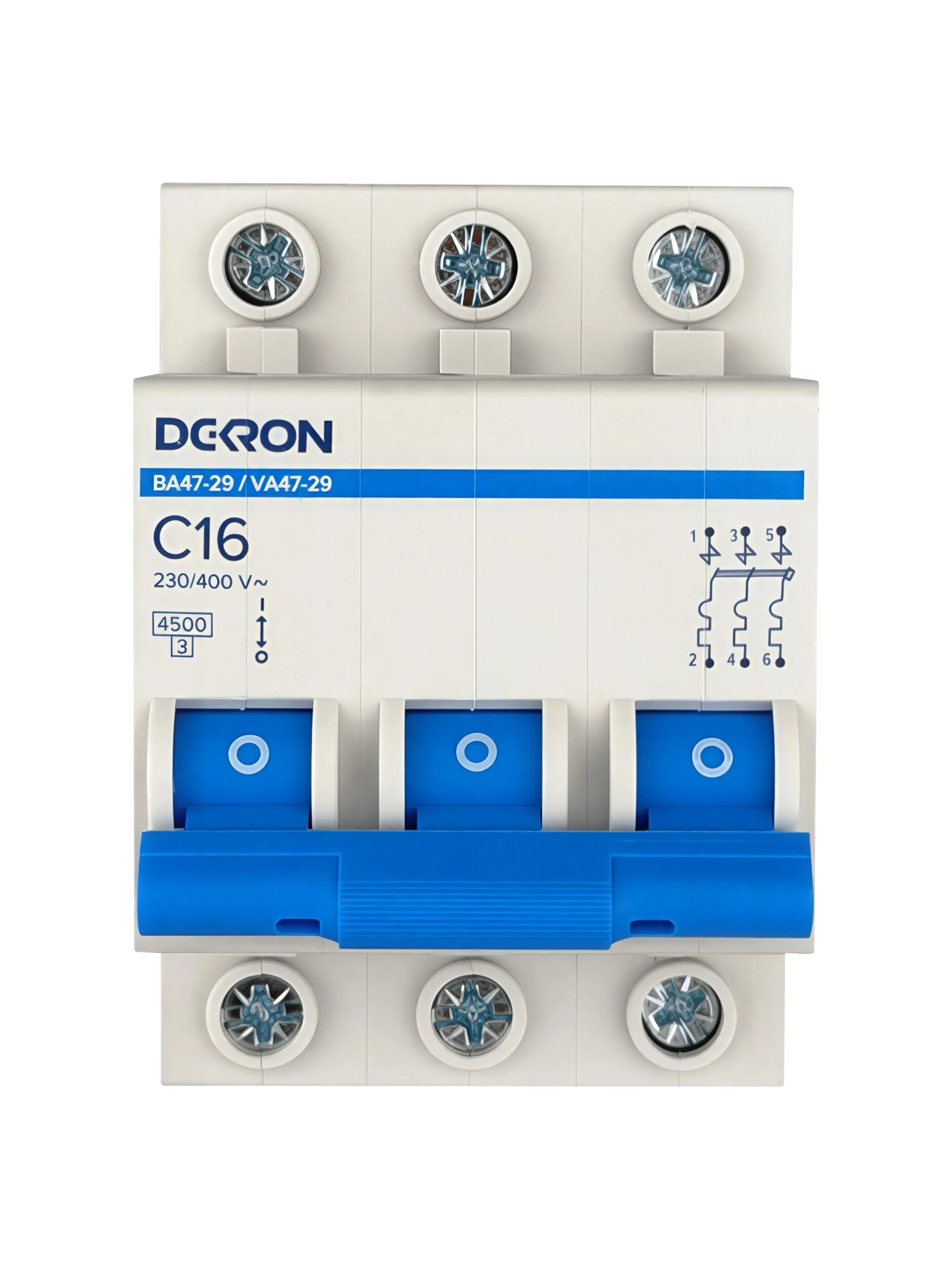 Автоматический выключатель ВА47-29 3P С16A 4,5кА