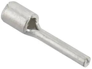 Наконечник штифтовой плоский НШП 2,5–12 без изоляции (100шт/упак) IEK UNN10-D25-12