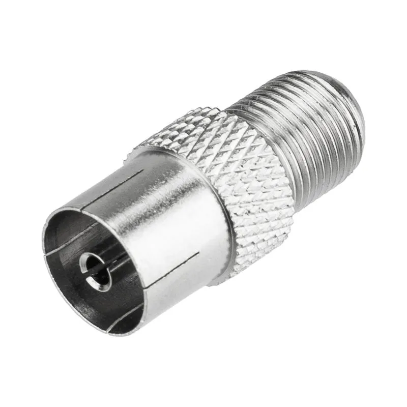 Переходник антенный, (гнездо F - гнездо TV), 1 шт. REXANT