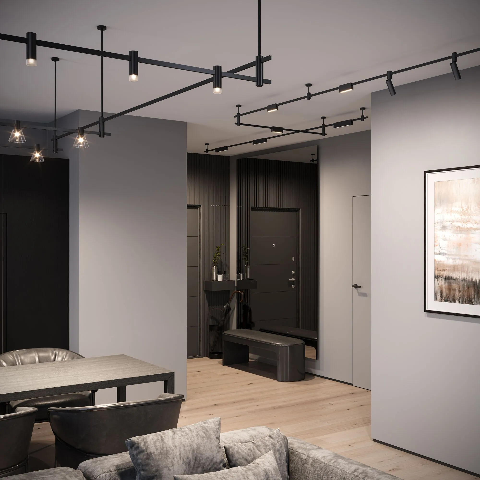 Esthetic Magnetic Трековый светильник 12W 3000K (чёрный) 85123/01 - Фото 6