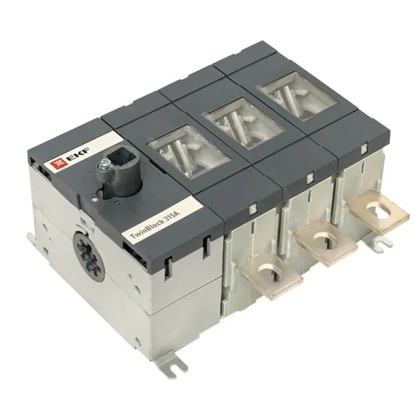 Рубильник 315A 3P без рукоятки управления TwinBlock EKF - Фото 2