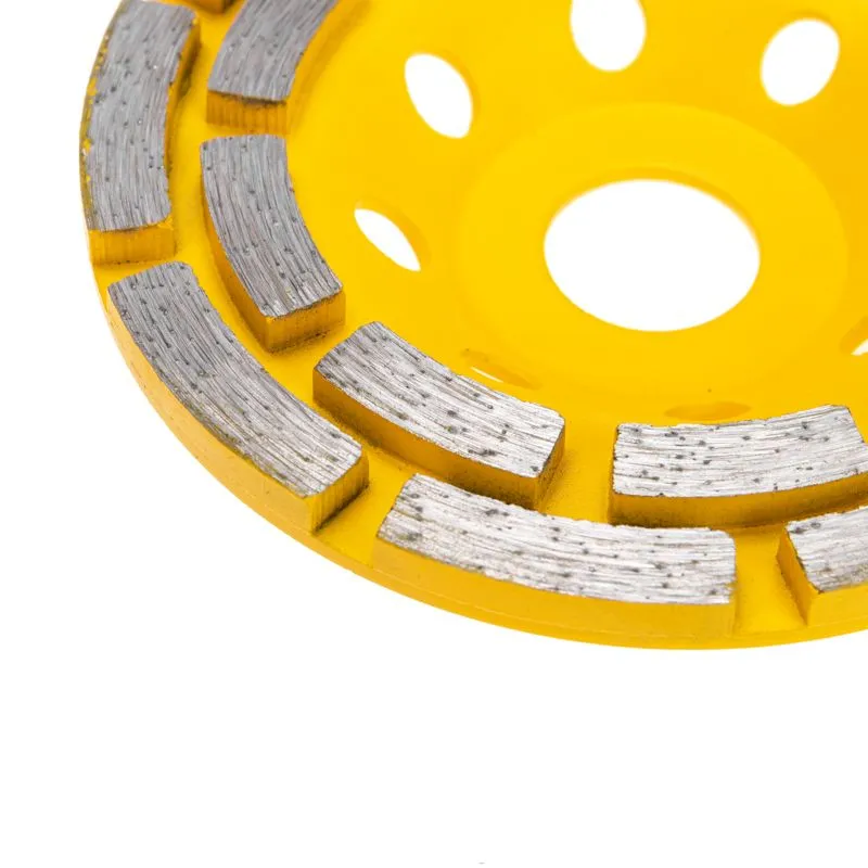 Чашка алмазная шлифовальная, двухрядная, 115х22,2мм KRANZ - Фото 3