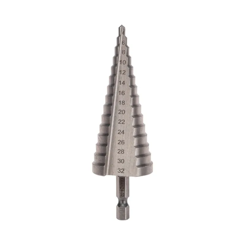 Сверло по металлу ступенчатое 4,0-32,0мм, 102мм, 62 HRC KRANZ KR-12-6603
