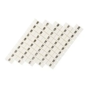 Маркеры для ST 1,5 с нумерацией 150-200 (100 шт.) EKF zb-st-1.5-150-200