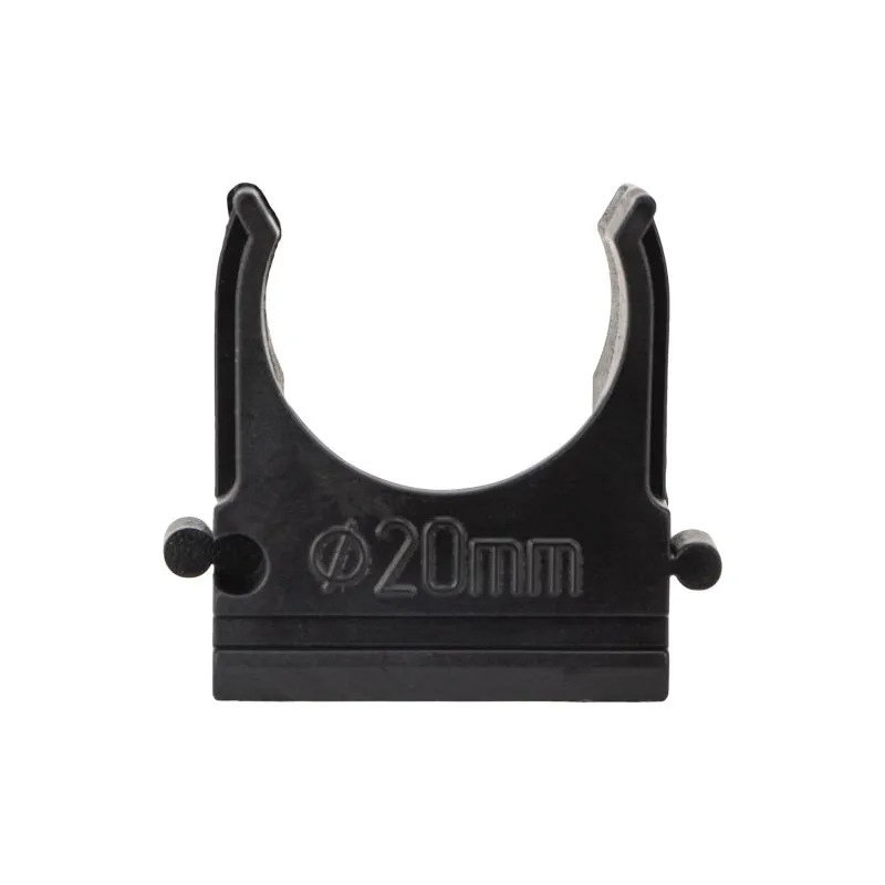 Крепеж-клипса для трубы ø20мм черная (10 шт/уп) REXANT - Фото 4