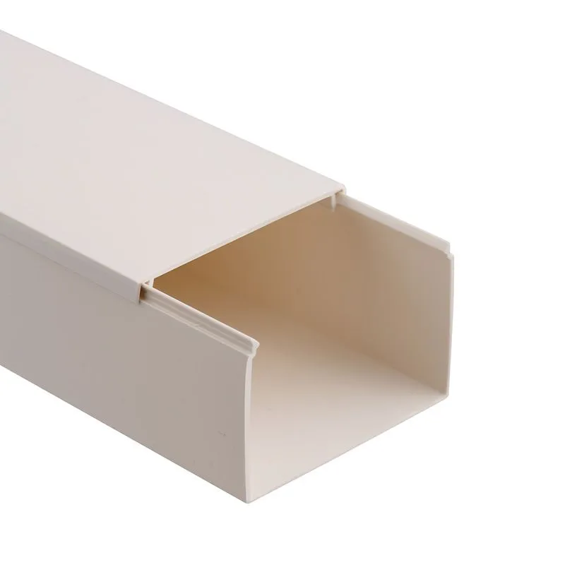 Кабель-канал 80х40мм, белый REXANT (12м/уп) - Фото 2