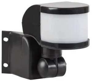 Датчик движения ДД-018В 1100Вт 270град 12м IP44 черный IEK LDD10-018B-1100-002