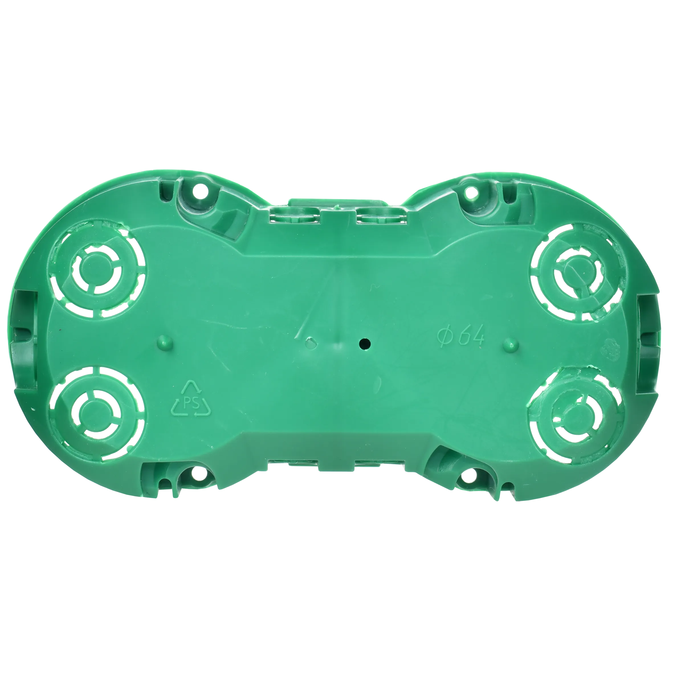 Коробка установочная КМ40023 двухместная для полых стен безгалогенная (HF) 141х70х45мм с саморезами и металлическими лапками IEK - Фото 3