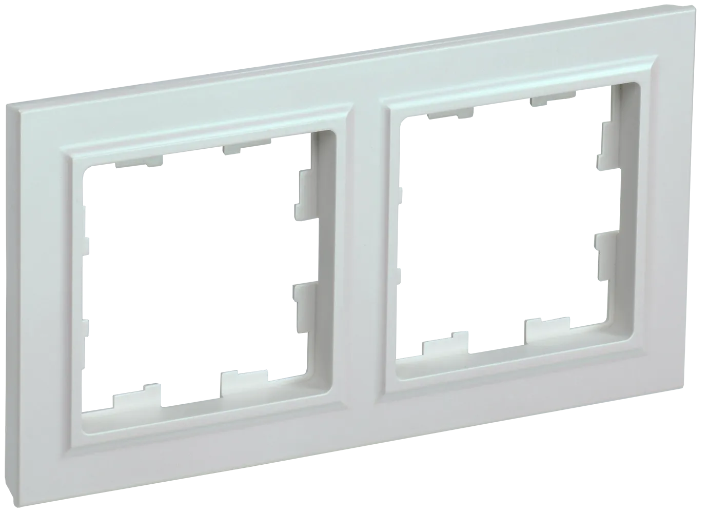 BRITE Рамка 2-местная РУ-2-БрЖ жемчуг IEK