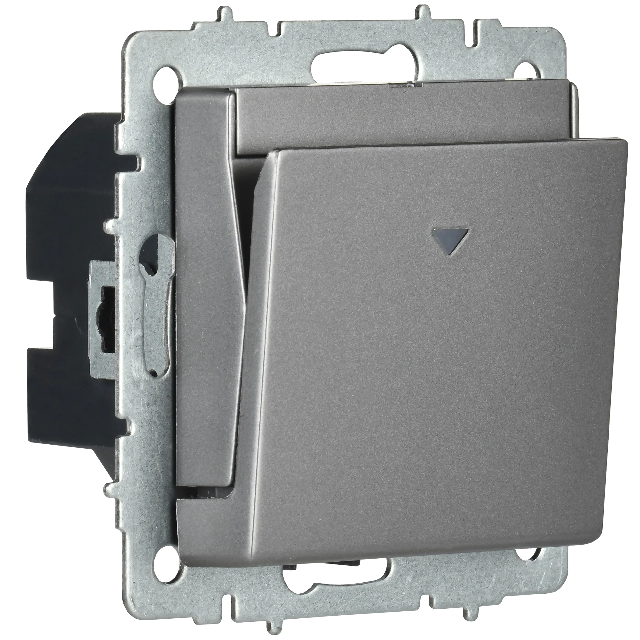 BRITE Выключатель карточный 30А ВС10-1-8-БрС сталь IEK - Фото 3