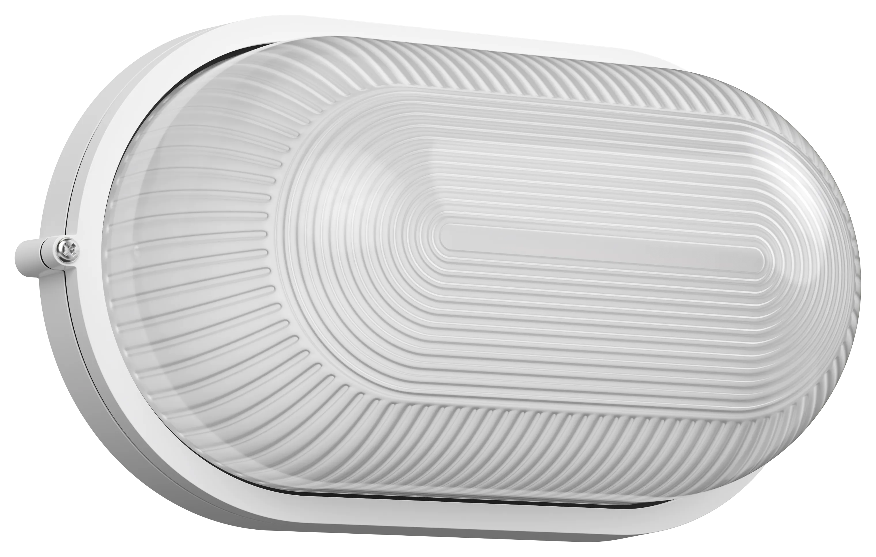 Светильник НПП1201 овал 100Вт IP54 белый IEK