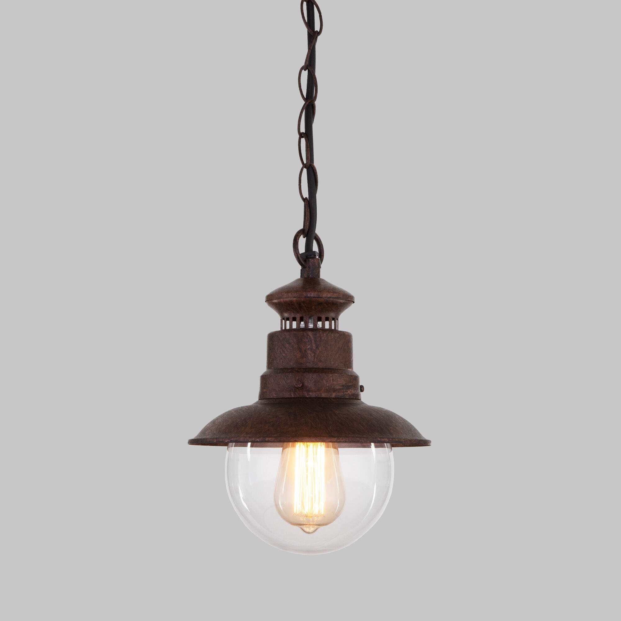 Светильник уличный подвесной IP44 Talli H брауни GL 3002H Elektrostandard - Фото 2