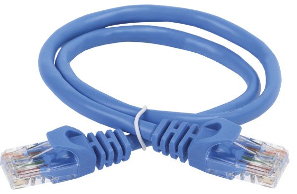 ITK Коммутационный шнур (патч-корд) кат.5E UTP 3м синий