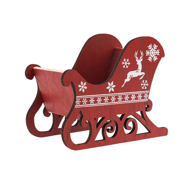 Деревянная фигурка Сани 11,5х7,5х9,5 см - Фото 2