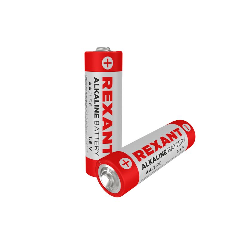 Батарейка алкалиновая AA/LR6, 1,5В, 4 шт, блистер REXANT - Фото 3