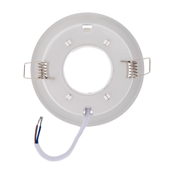 Светильник GX53 белый, термостойкое пластиковое кольцо в комплекте REXANT - Фото 4