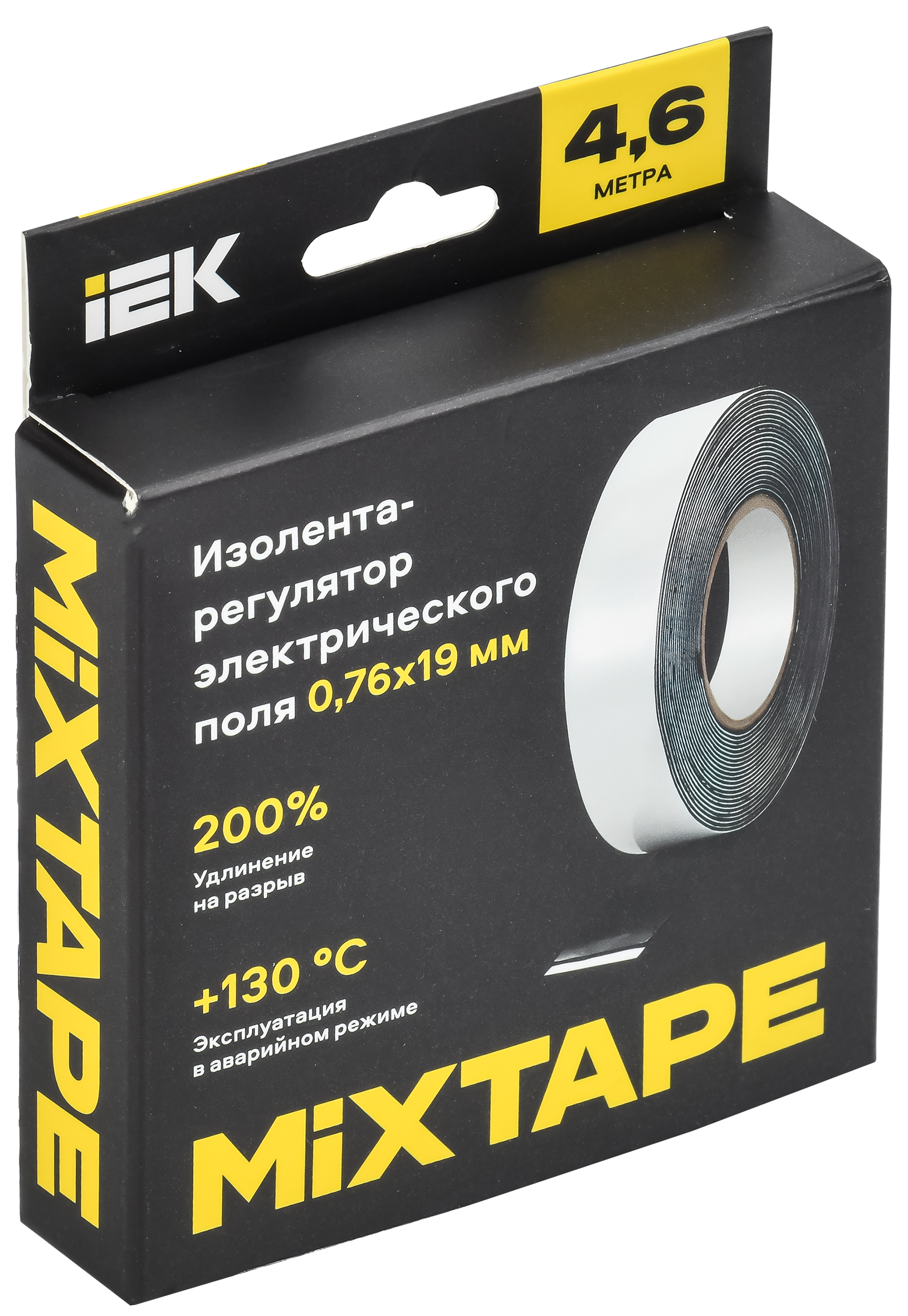 MIXTAPE PRO Изолента-регулятор электрического поля 0,76х19мм 4,6м 2220 IEK - Фото 2