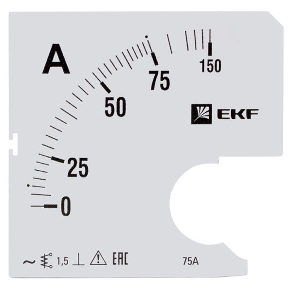 Шкала сменная для A961 75/5А-1,5 EKF