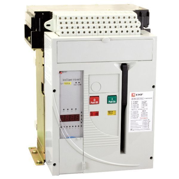 ВА-450 1600/1600А 3P 55кА стац., гориз., ETU(220В AC), мп/нр/вкл.к.(220В AC), ав/доп. 1CO/4CO