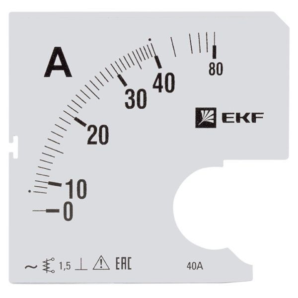 Шкала сменная для A961 40/5А-1,5 EKF