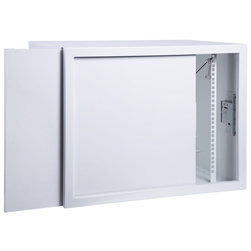 Шкаф настенный 19" АНТИВАНДАЛЬНЫЙ пенал 6U 600×400×327мм, (ШxГxВ) RAL 7035 REXANT