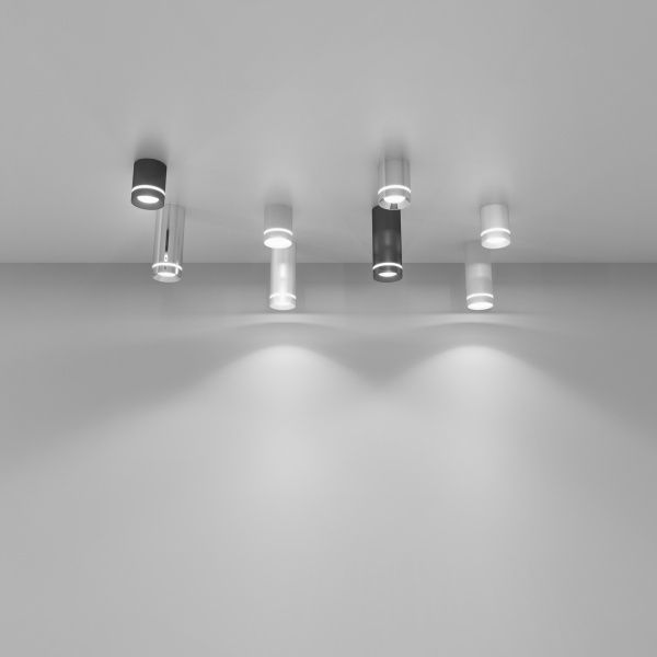 Светильник светодиодный накладной акцентный DLR021 9W 4200K черный матовый Elektrostandard - Фото 3