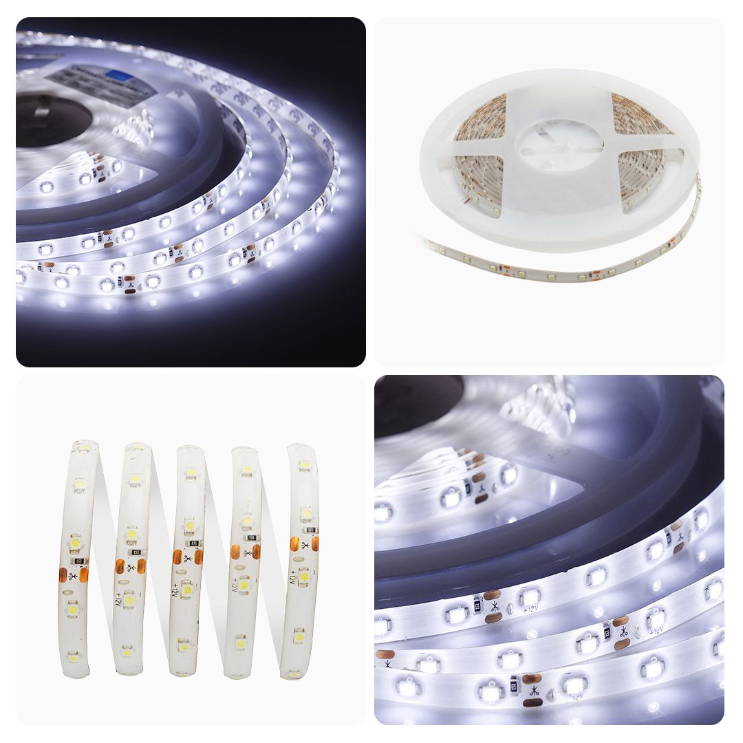 Лента светодиодная СТ smd3528 60д/м 12В 6500К IP65 5м Apeyron - Фото 8