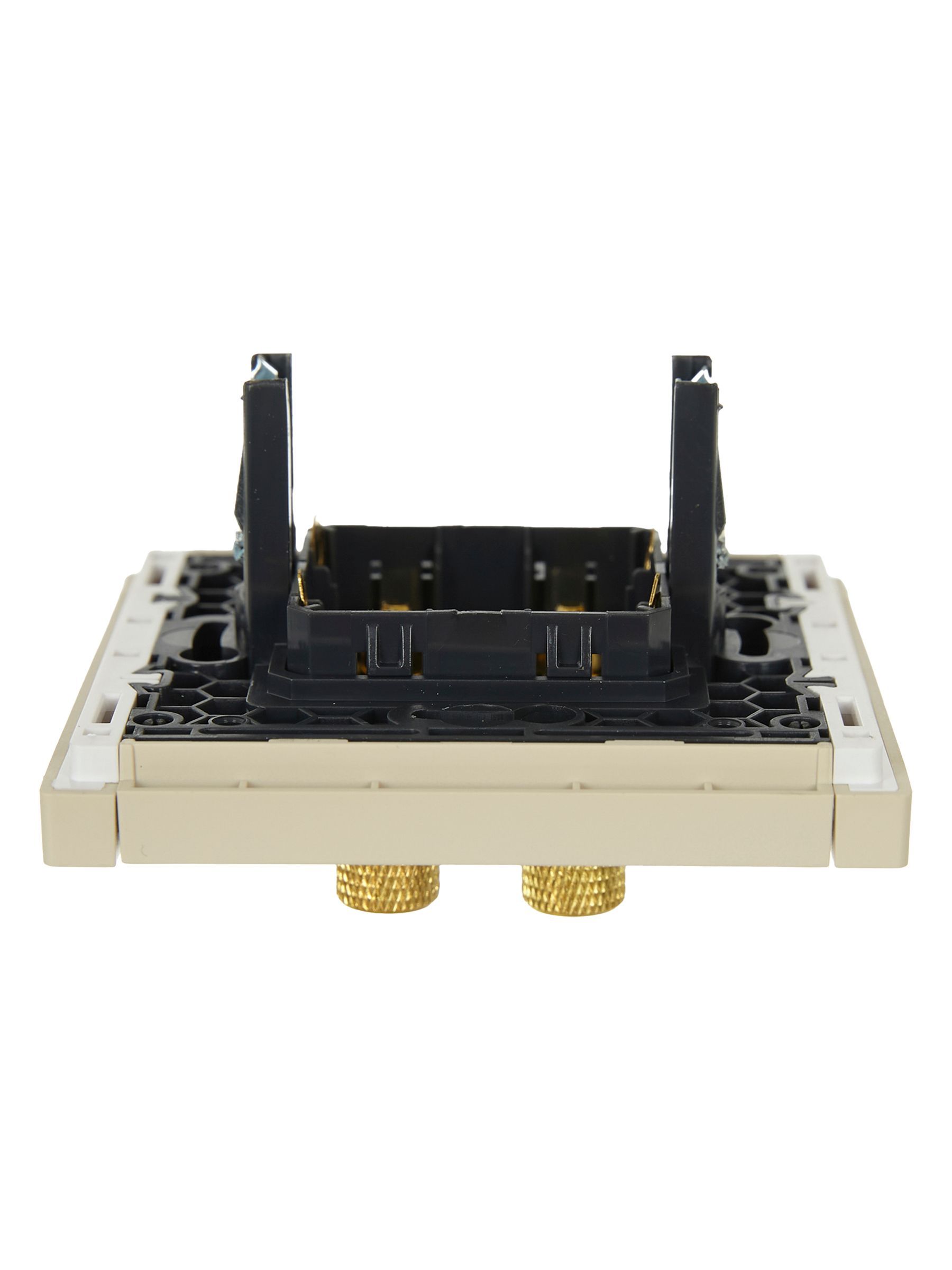 FORTE&PIANO Аудиорозетка 4-местная FP439 ваниль IEK - Фото 5