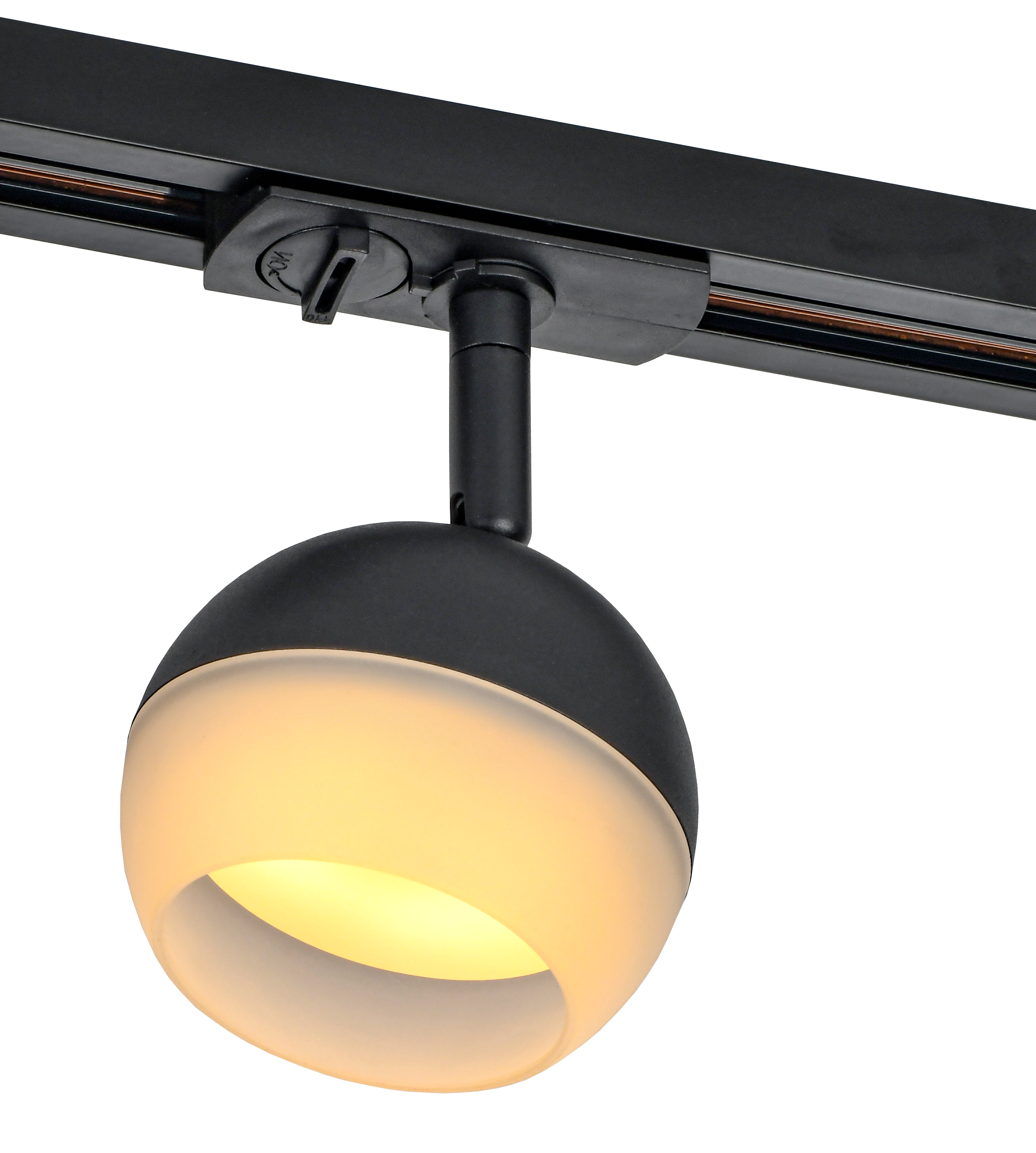 LIGHTING Светильник 4118 декоративный трековый поворотный под лампу GX53 черный IEK - Фото 3