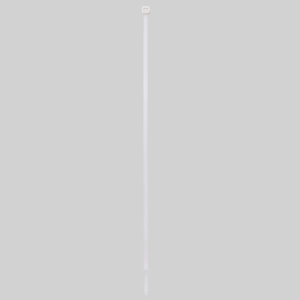 Стяжка кабельная нейлоновая 300x4,8мм, белая (100 шт/уп) REXANT - Фото 3