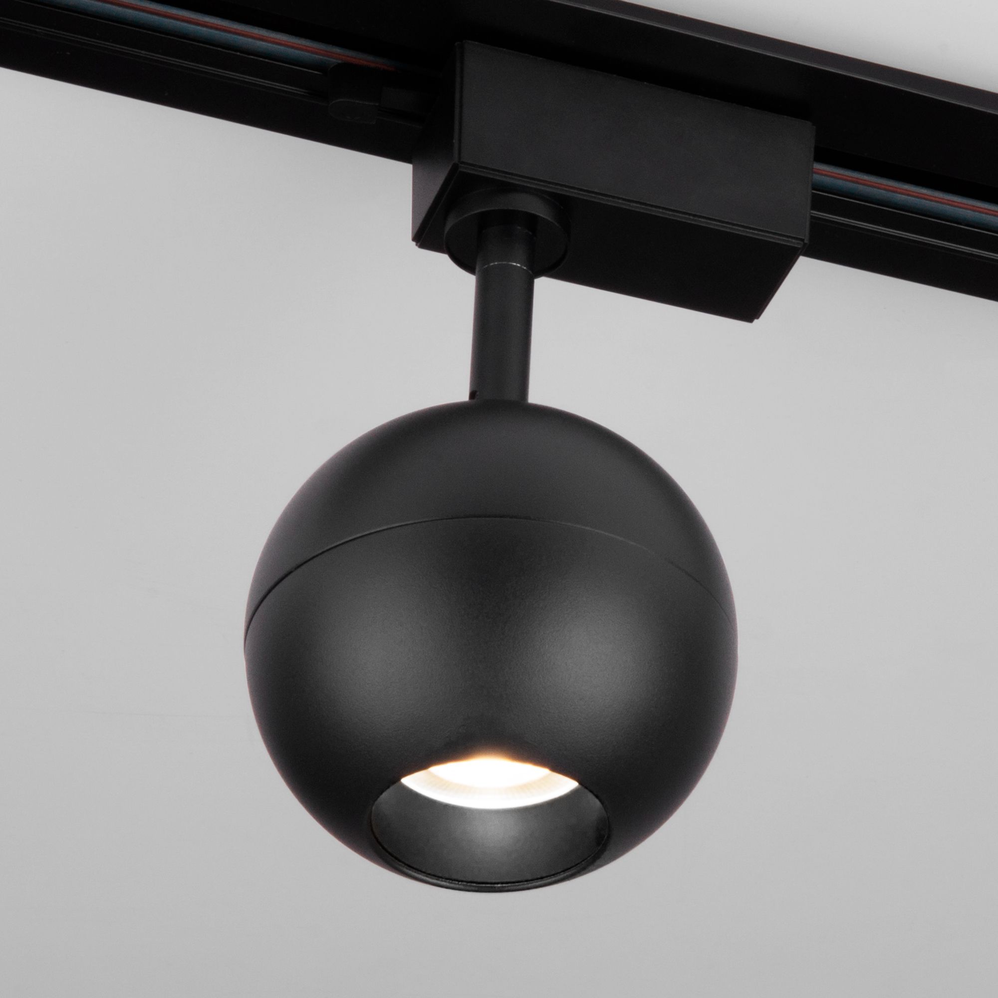 Светильник светодиодный трековый для однофазного шинопровода Ball Черный 12W 4200K LTB77 Elektrostandard - Фото 2