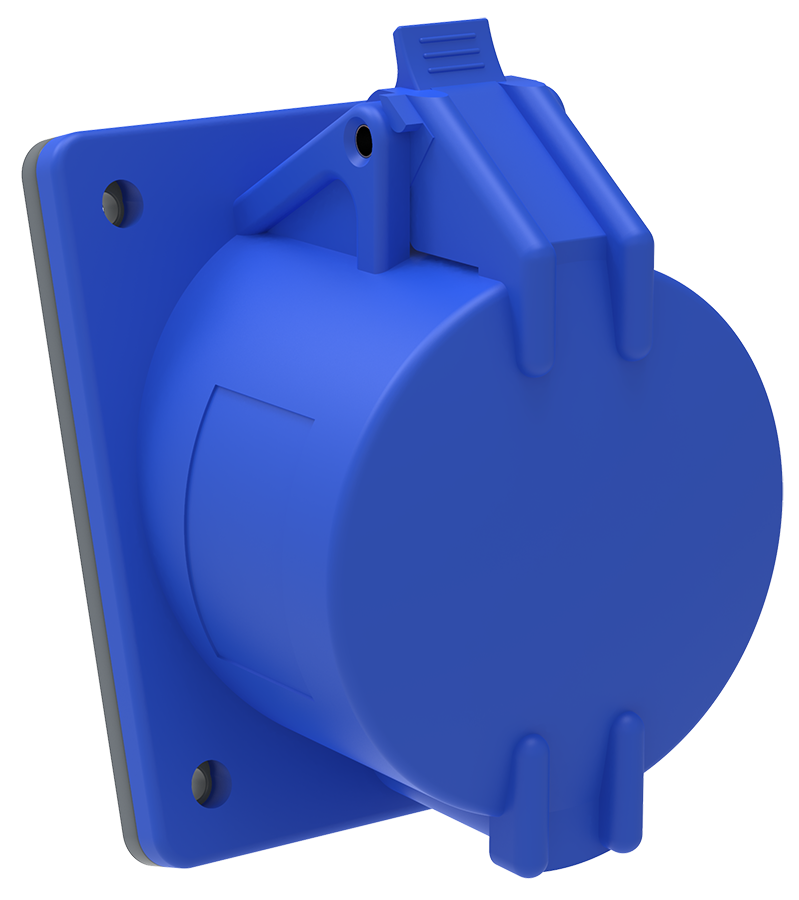 MAGNUM Розетка встраиваемая ССИ-423 32А-6ч/200-250В 2P+PE IP44 IEK