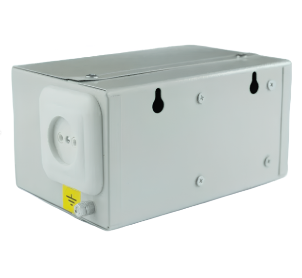 Ящик с понижающим трансформатором ЯТП 0.25 220/24В (2 авт. выкл.) IP31 DEKRON DEK07701-0003