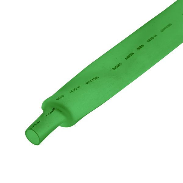 Трубка термоусаживаемая ТУТ нг 25,0/12,5мм, зеленая, упаковка 10 шт. по 1м REXANT