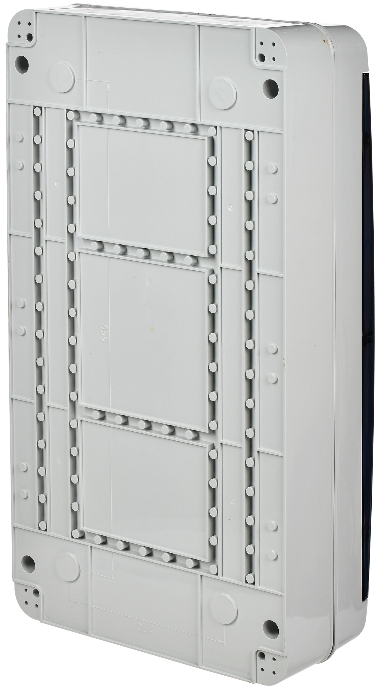 TEKFOR Корпус пластиковый КМПн-36 IP65 черная прозрачная дверь IEK - Фото 6