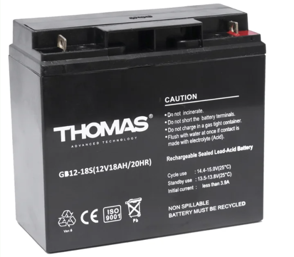 Аккумуляторная батарея Thomas GB 12-18 Ah (Premium)