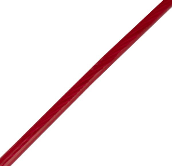Трос стальной в ПВХ оплетке d=2,5 мм, красный ( моток 20 м)  REXANT - Фото 5