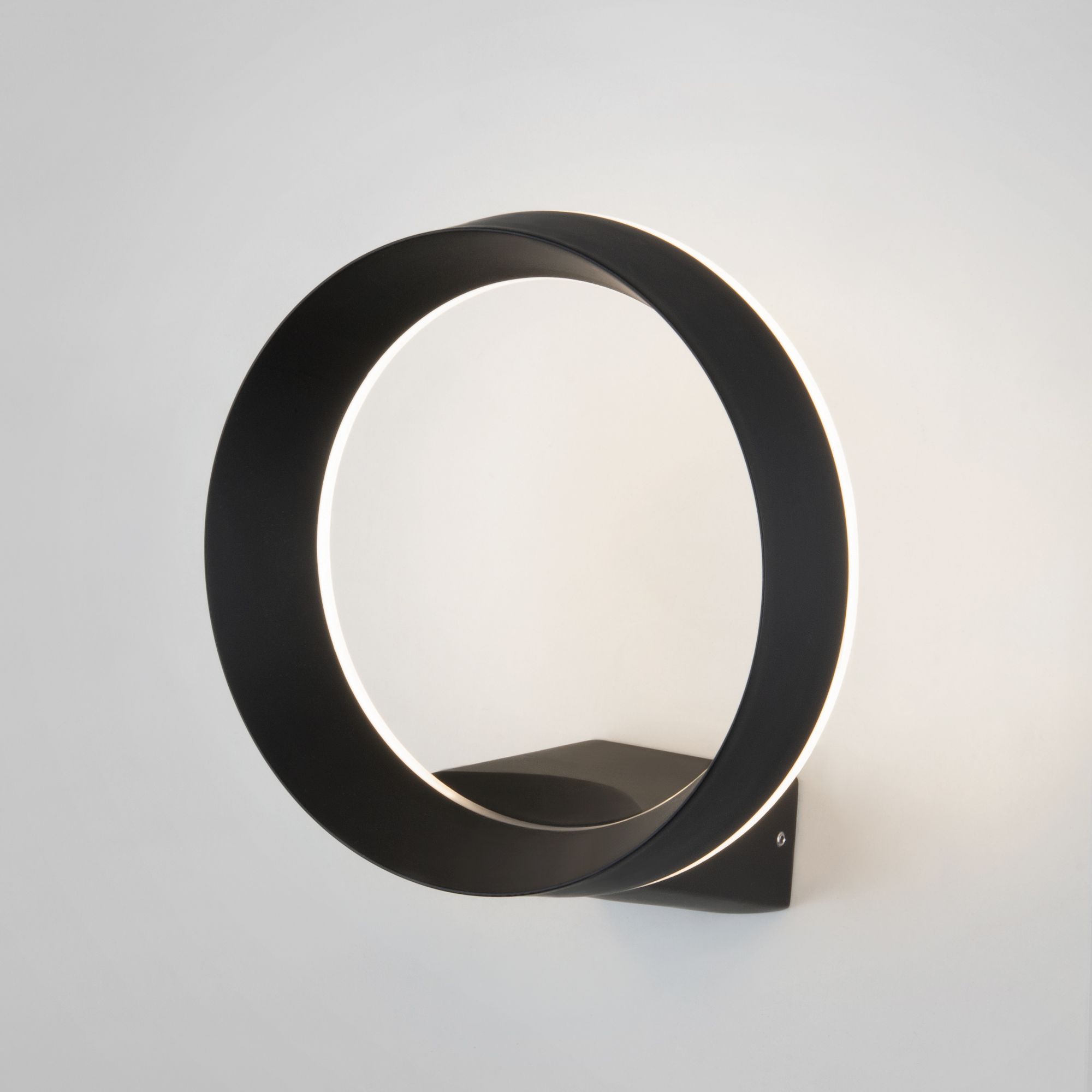 Светильник светодиодный уличный настенный Ring IP54 1710 TECHNO LED черный Elektrostandard - Фото 3