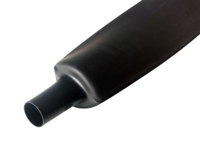 Трубка термоусаживаемая ТУТ нг 50,0/25,0мм, черная, упаковка 10 шт. по 1м REXANT