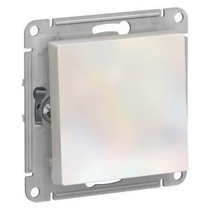 Выключатель 1-кл. СП AtlasDesign 10А IP20 (сх. 1) 10AX механизм жемчуж. SE ATN000411 ATN000411