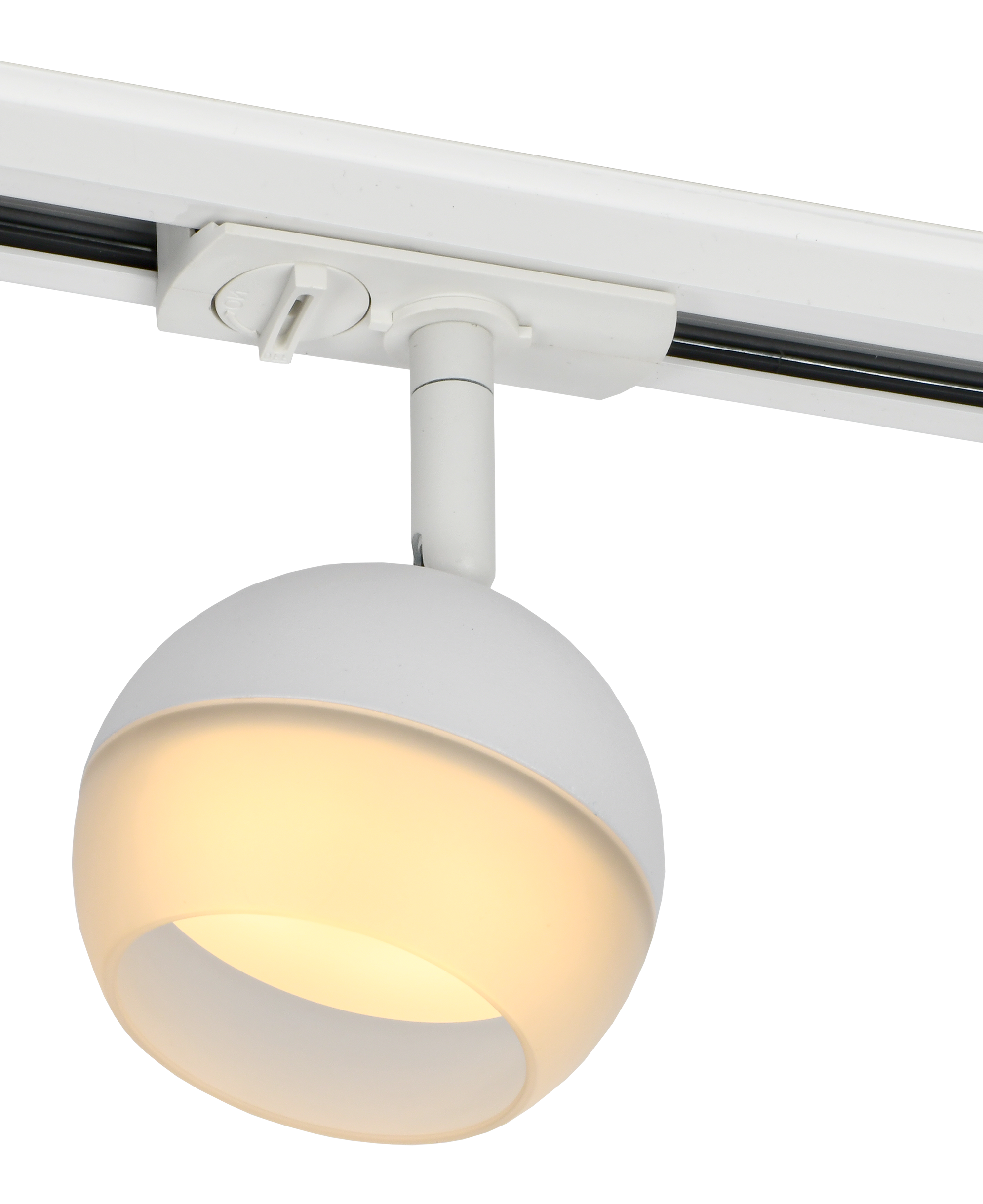 LIGHTING Светильник 4118 декоративный трековый поворотный под лампу GX53 белый IEK - Фото 4