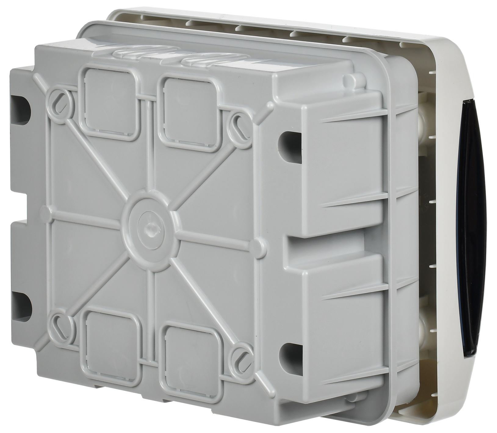 UNION Compact Корпус пластиковый ЩРВ-П-6 IP41 черная прозрачная дверь IEK - Фото 5