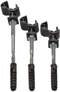 Держатель фасадный пластиковый L-120мм 41120